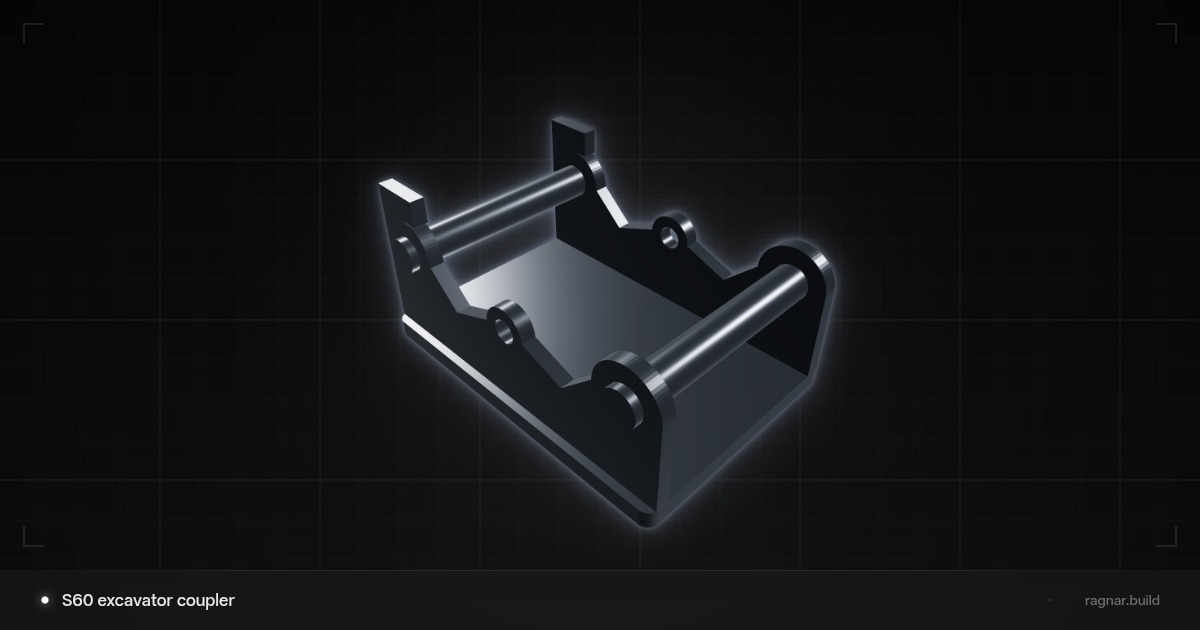 S60 excavator coupler