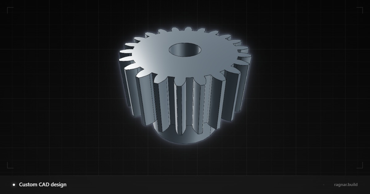 Spur Gear with Hub