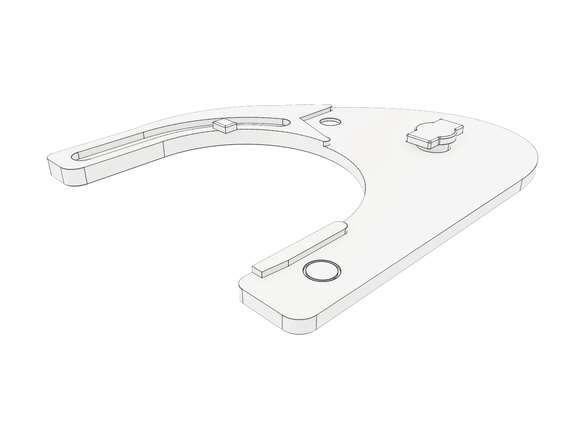 U-Shaped Mounting Plate