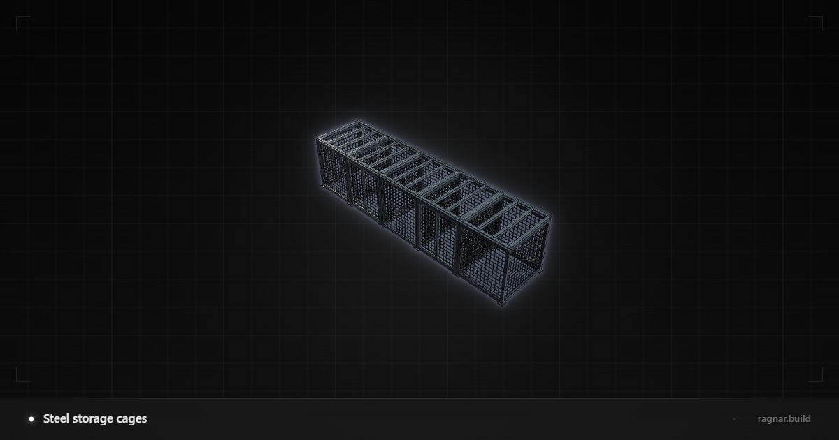 Industrial Mesh Storage Cage