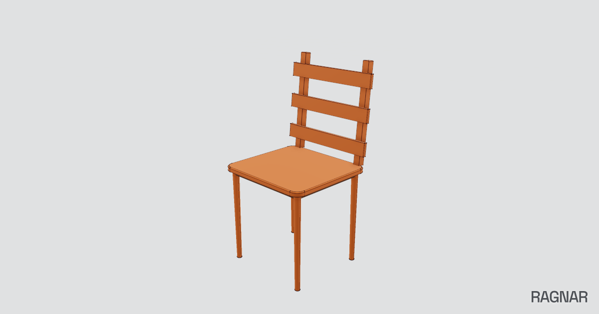 Wooden chair