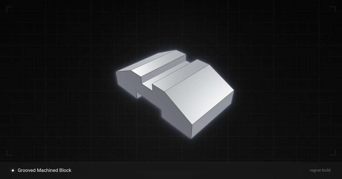 Grooved Machined Block