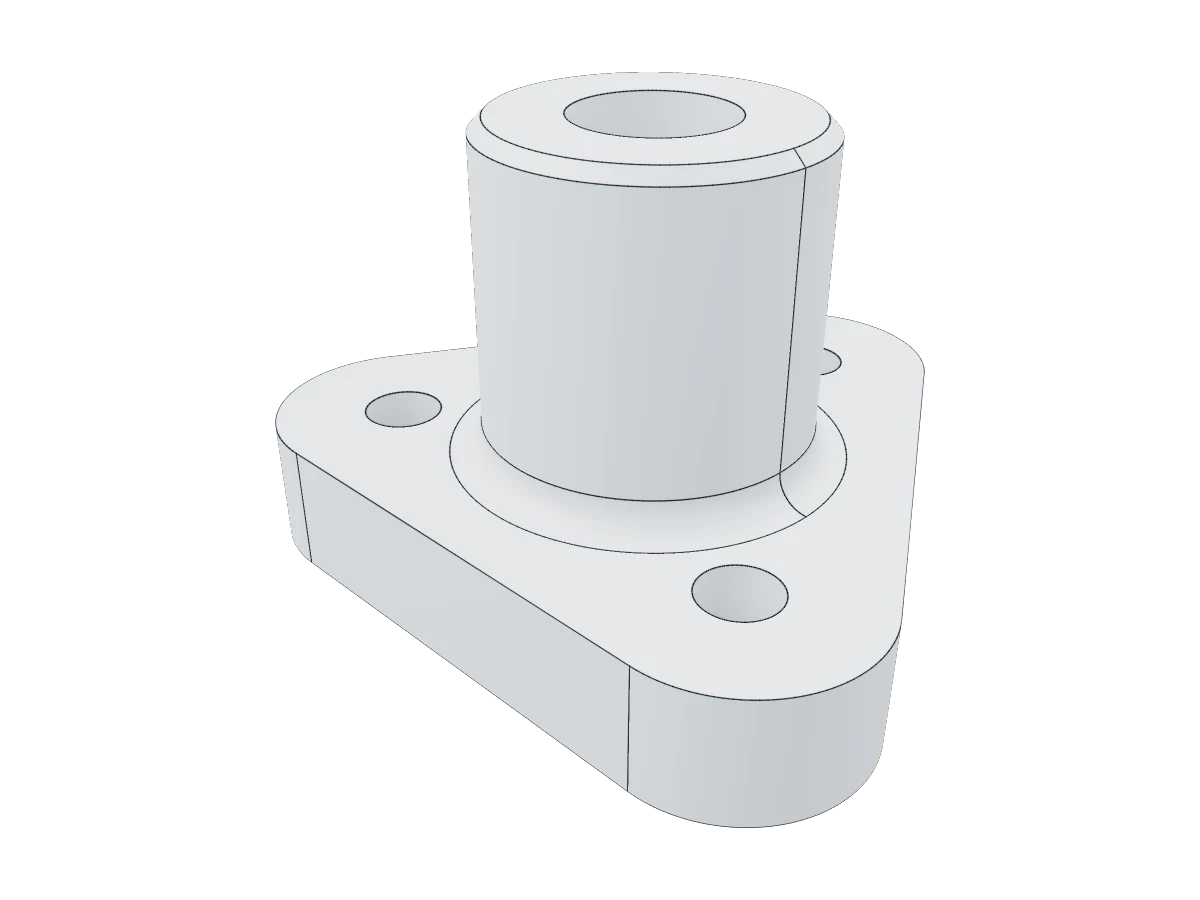 Triangular Flanged Hub