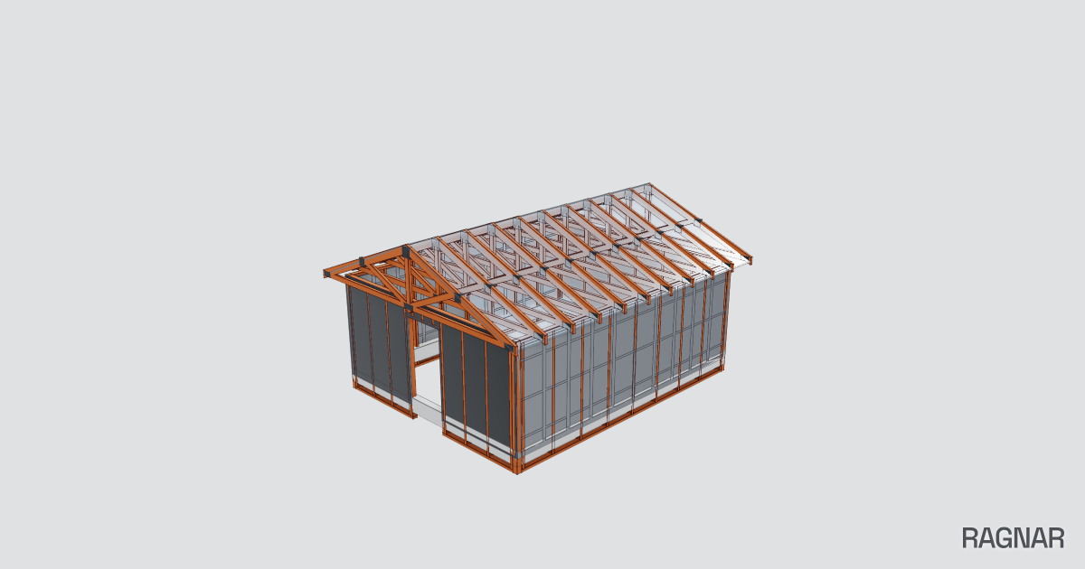 Gabled Enclosed Shed