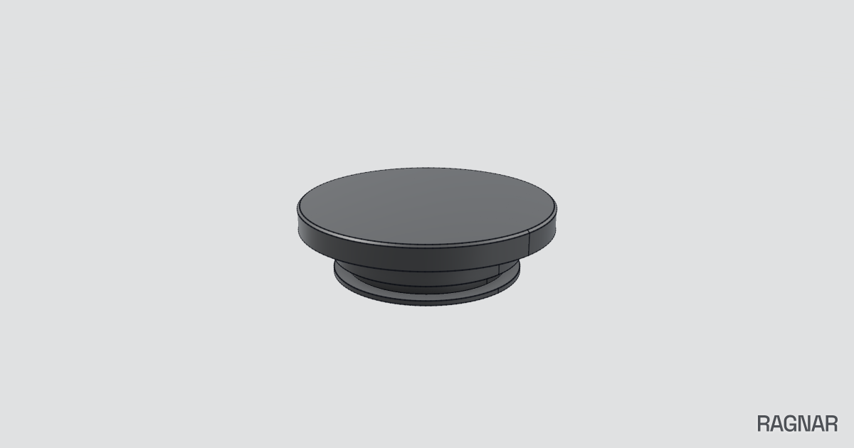 Custom grooved lid