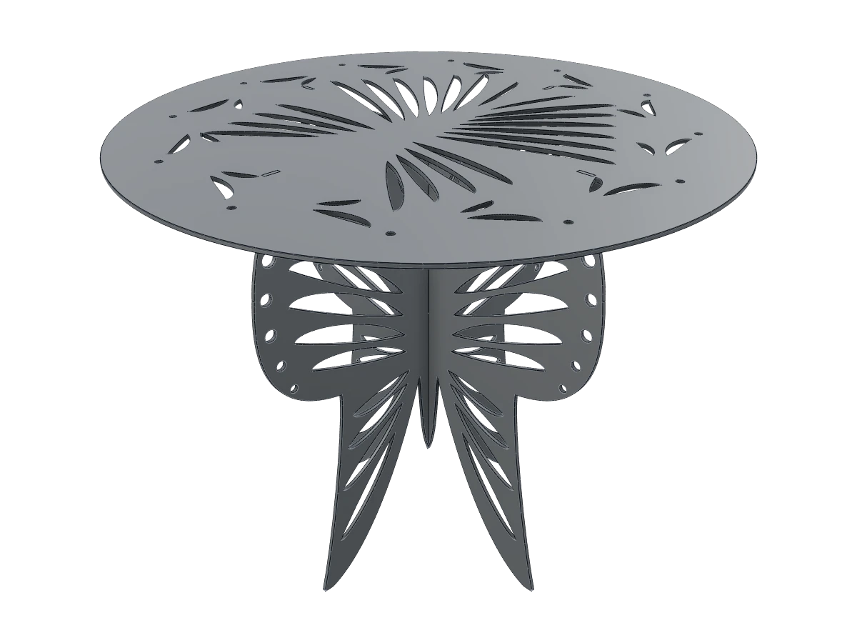 Butterfly Motif Side Table