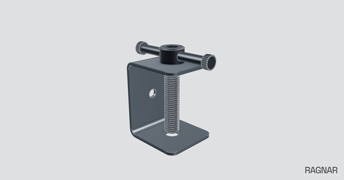Sheet metal C-clamp