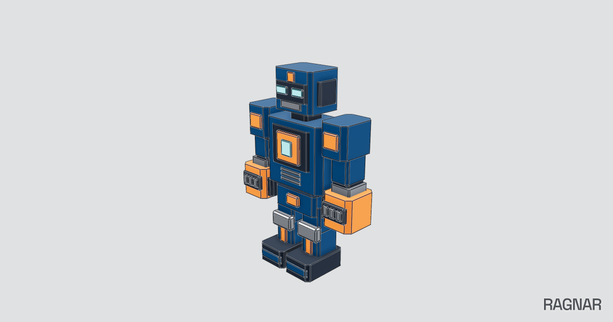 Lowpoly Battle Robot