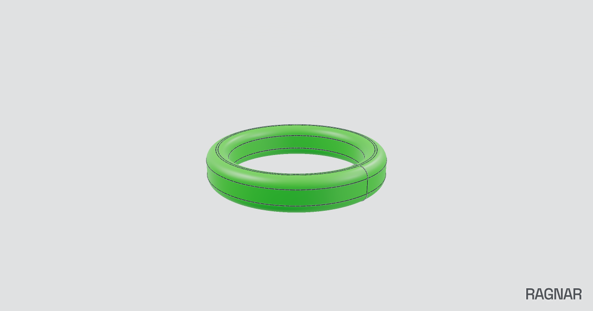 Rounded Bangle Bracelet