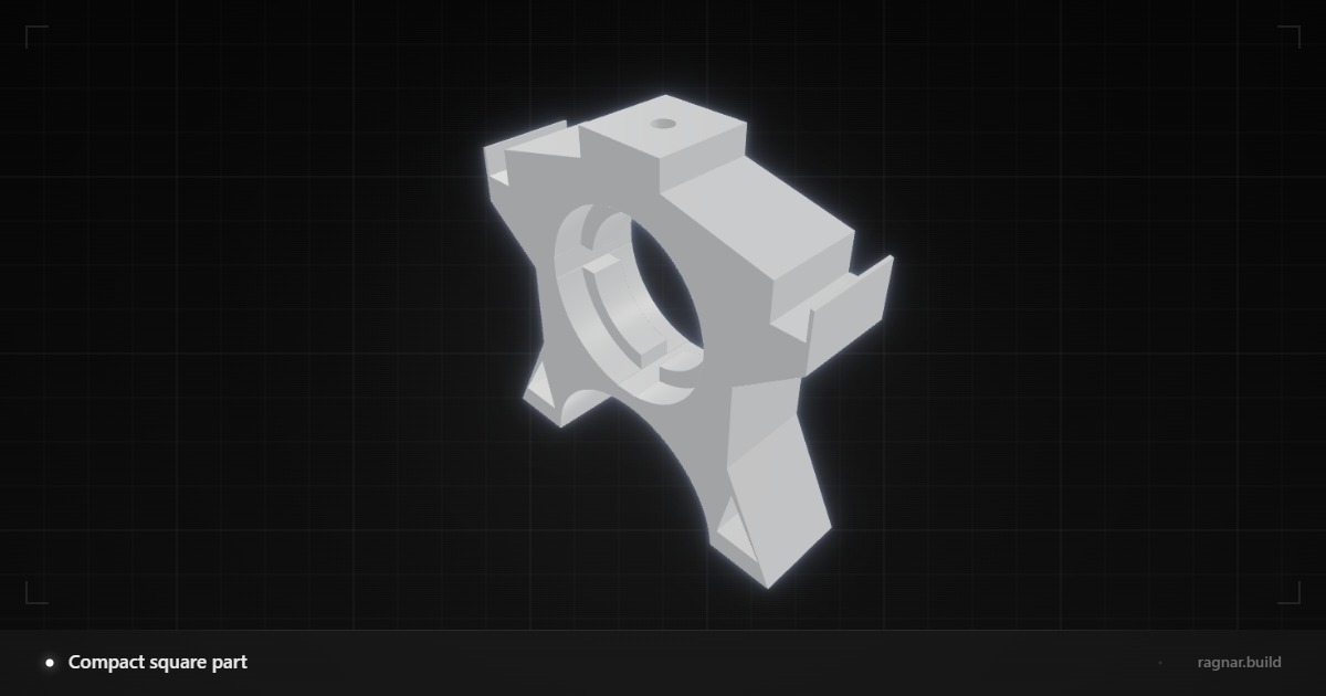 Compact square part
