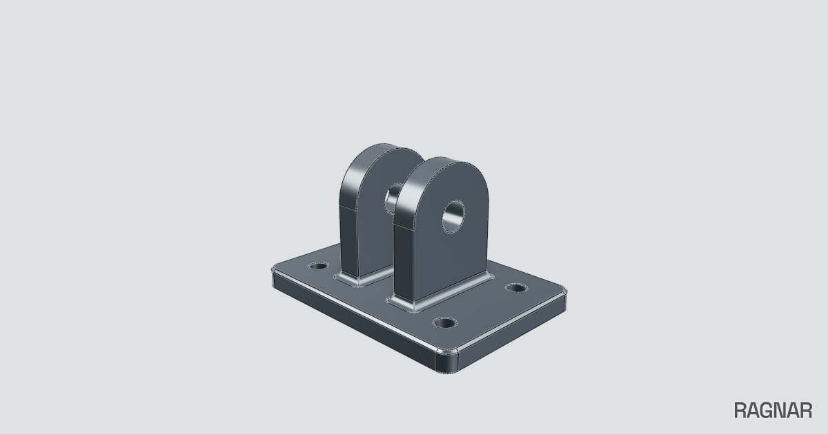 Mechanical hinge bracket