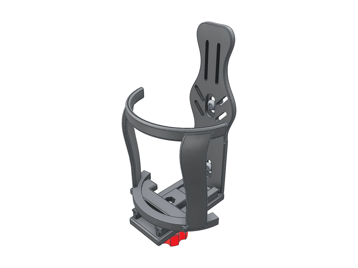 Adjustable bottle cage