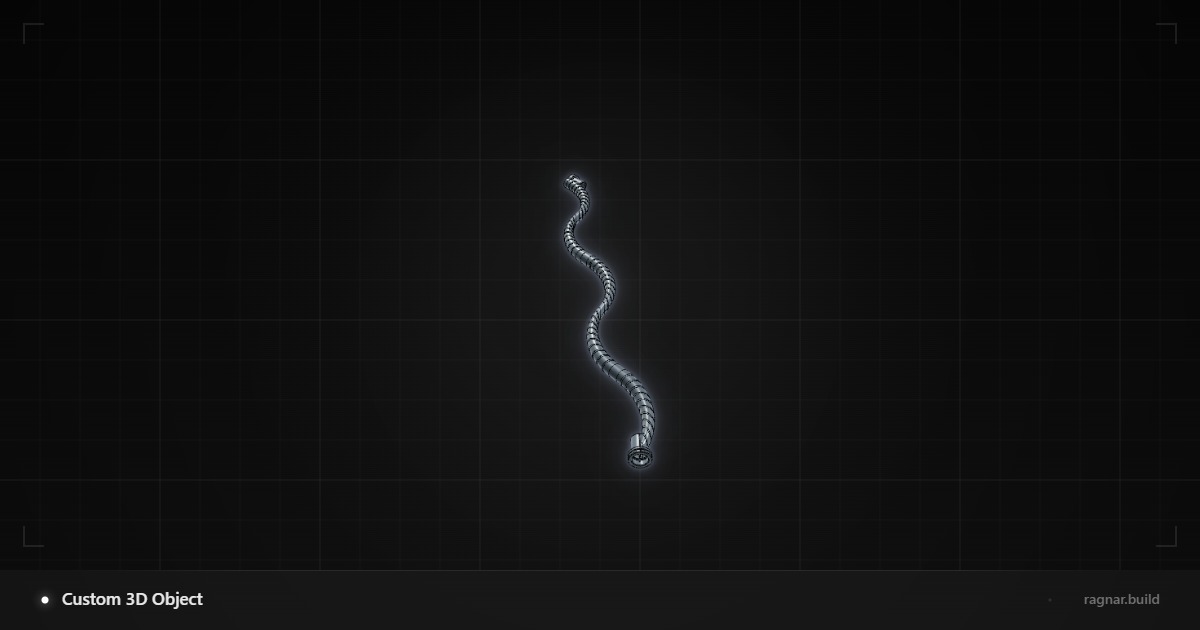 Serpentine cooling tube