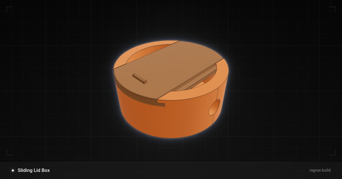 Sliding Lid Box