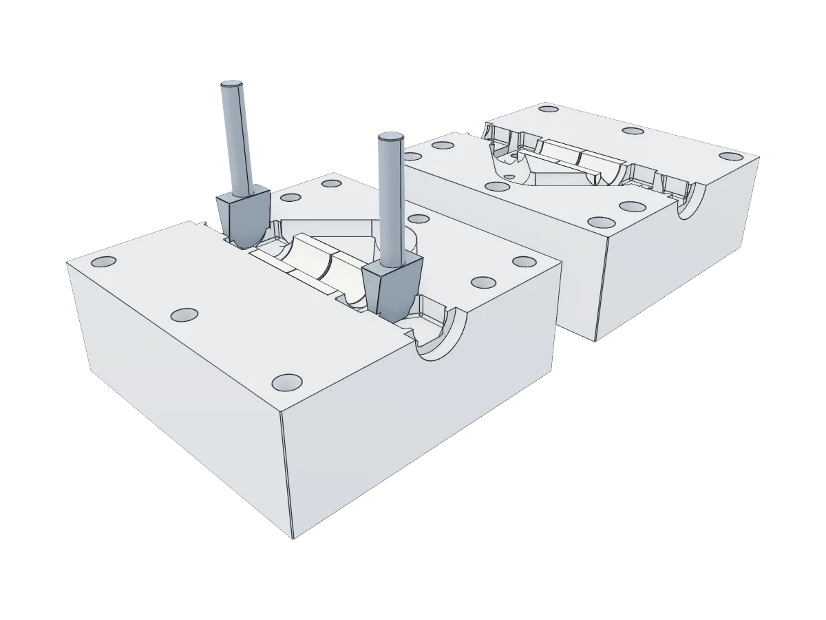 Square with circular shunt