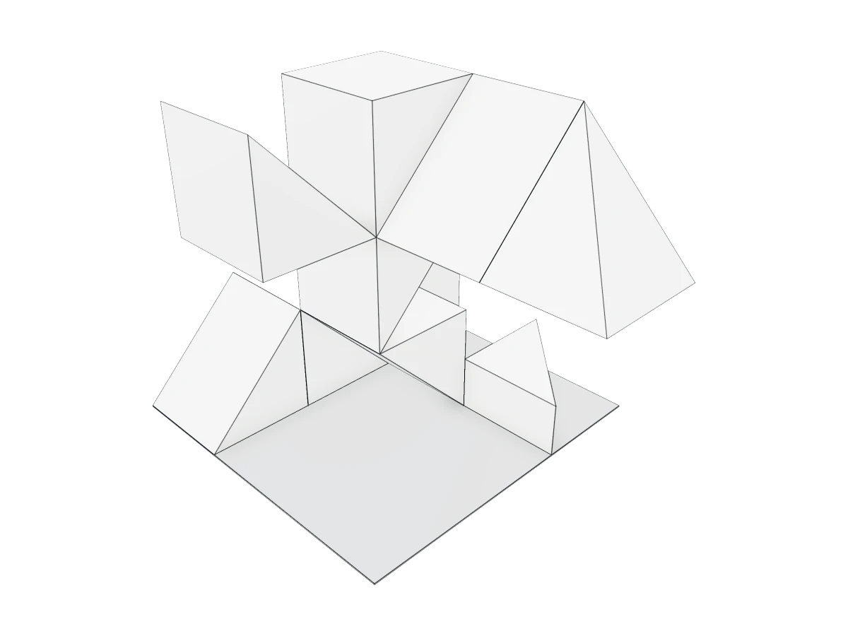 Abstract Geometric Sculpture