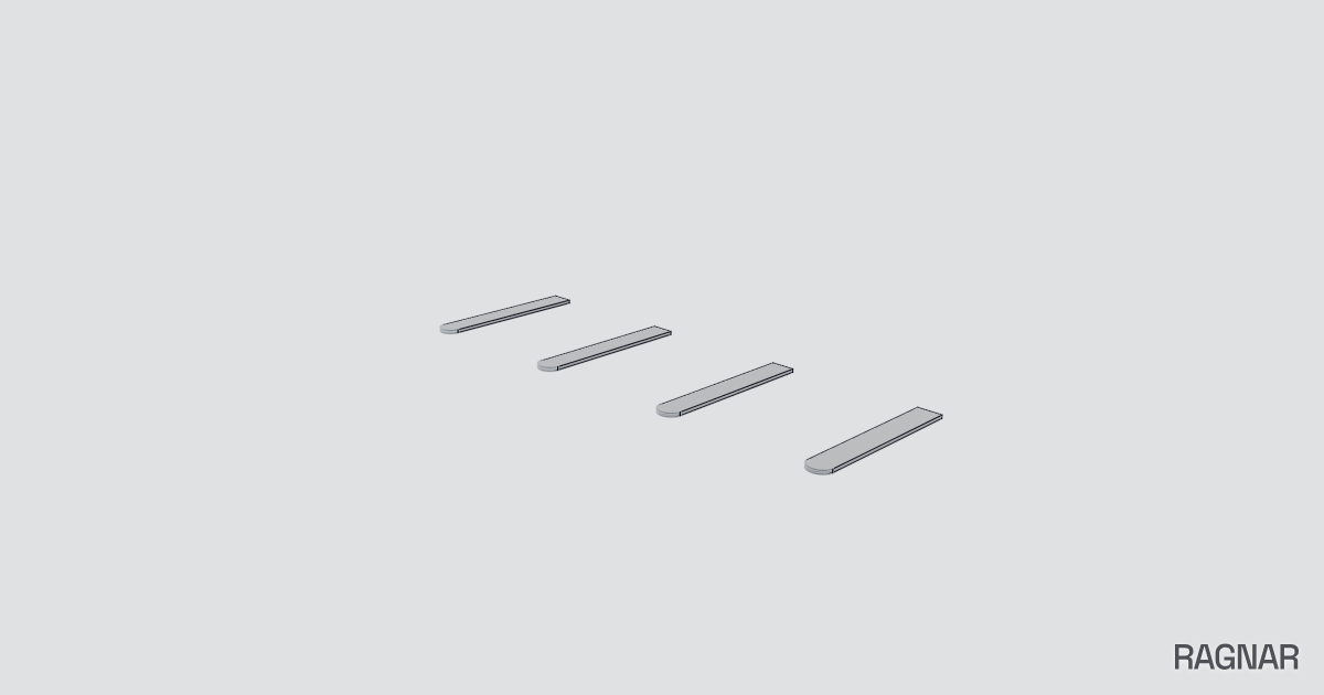 Metal ashtray layout
