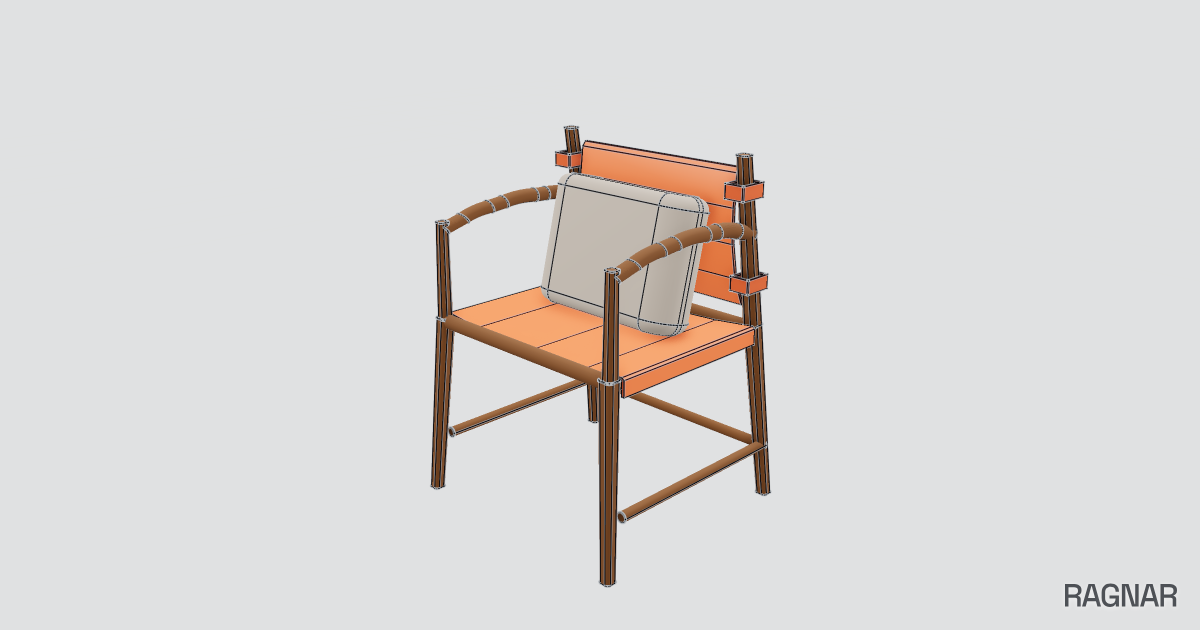 Separable component chair