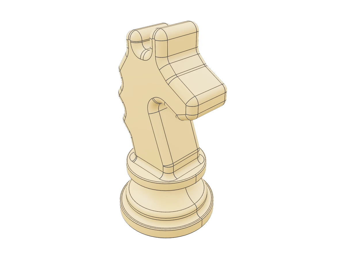 Staunton Style Chess Pawn