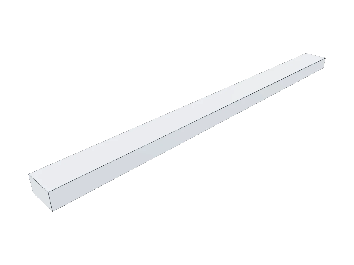 Sloped Rectangular Bar