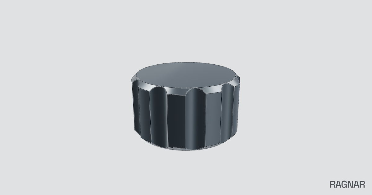 Knurled Hydraulic Cap