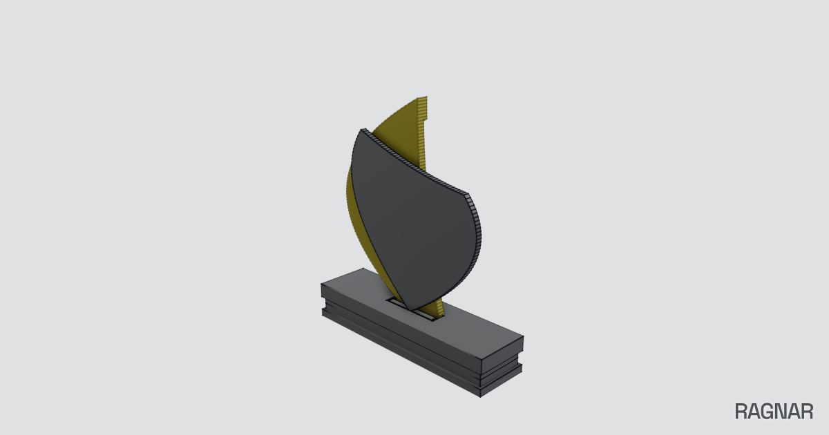 Two-Layer Trophy Shield