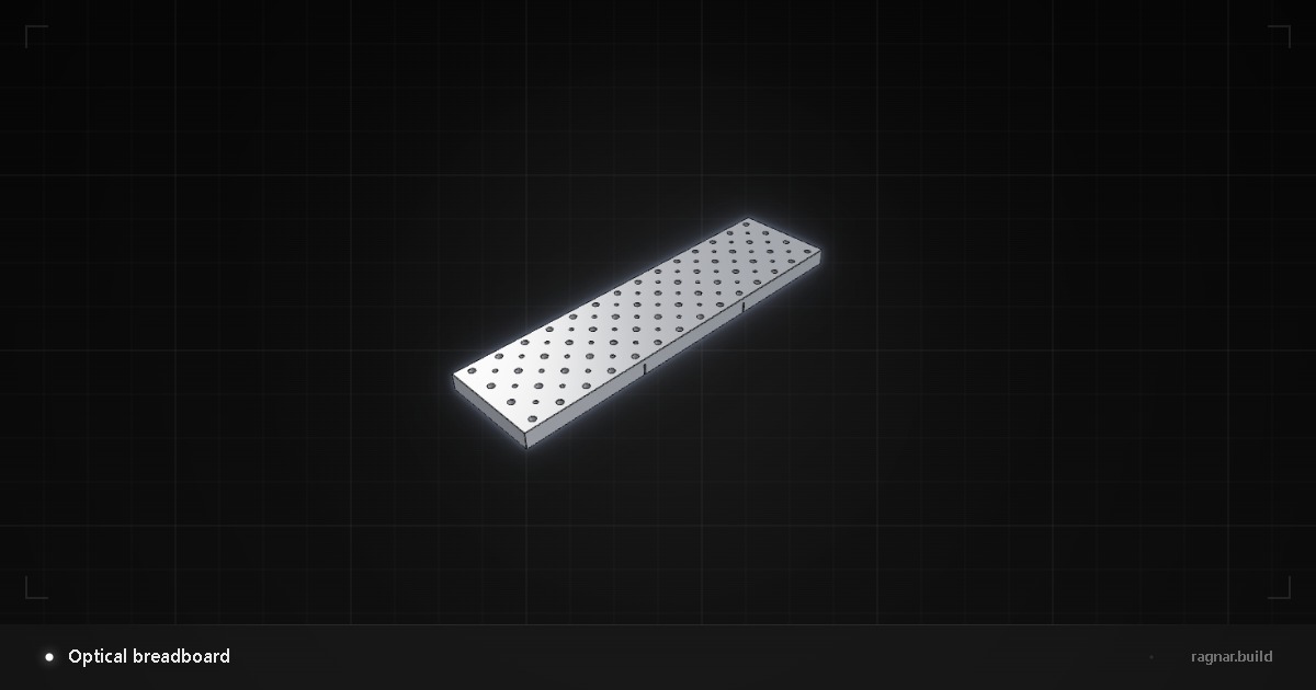 Optical Hole Pattern Breadboard