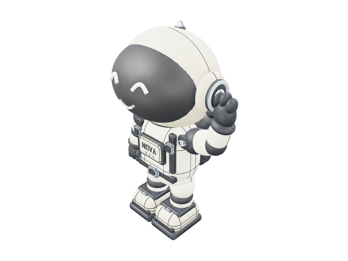 Chibi Astronaut Mascot