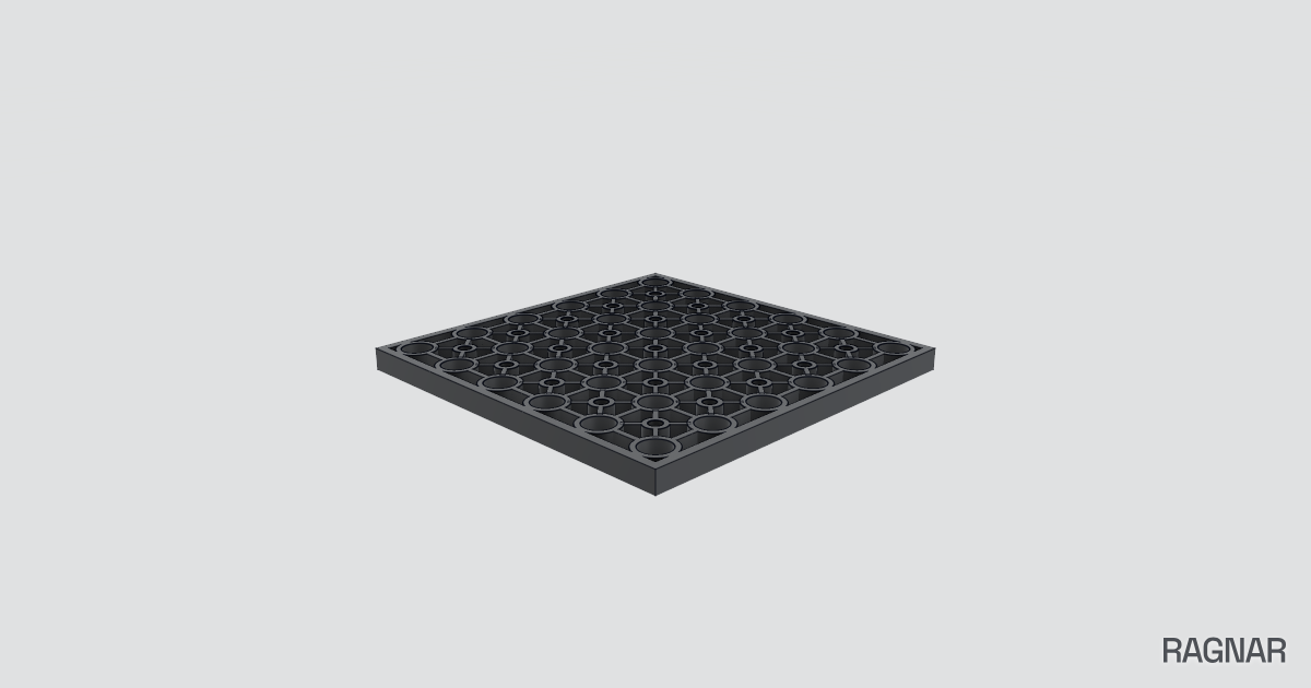 Hierarchical honeycomb mesh