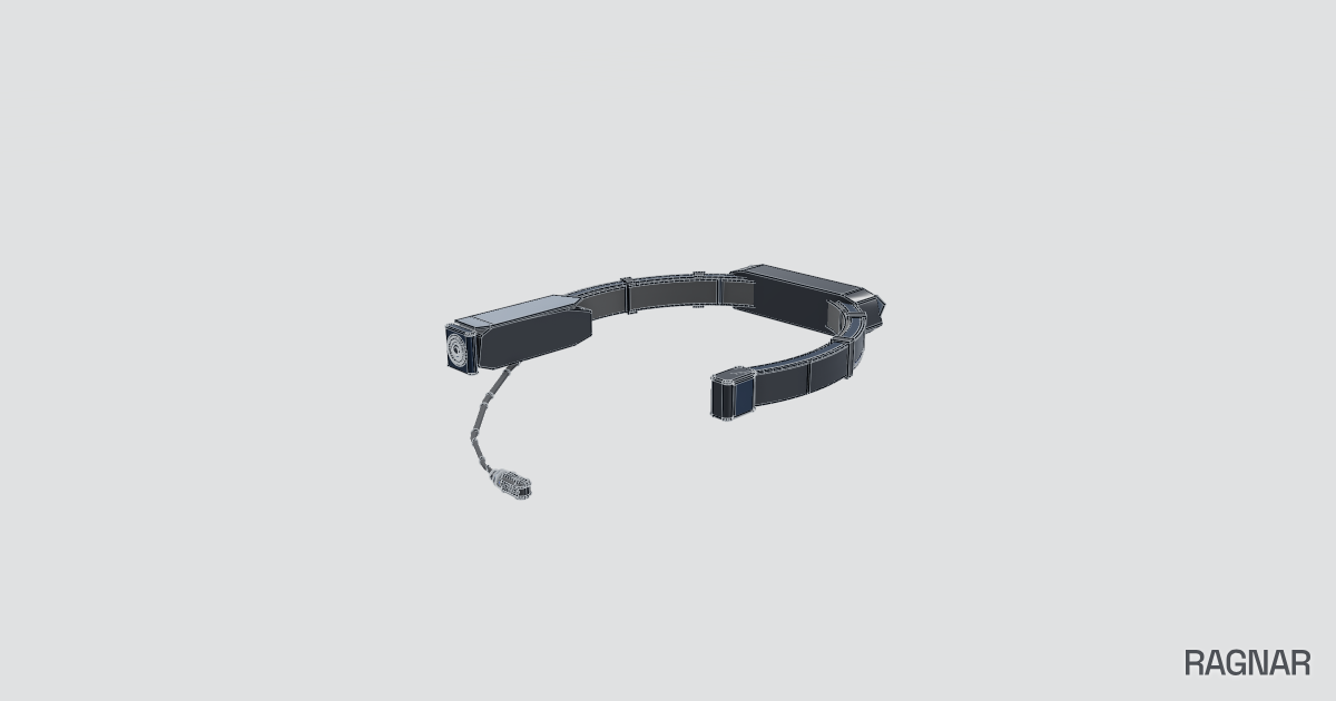 Futuristic Headset Model