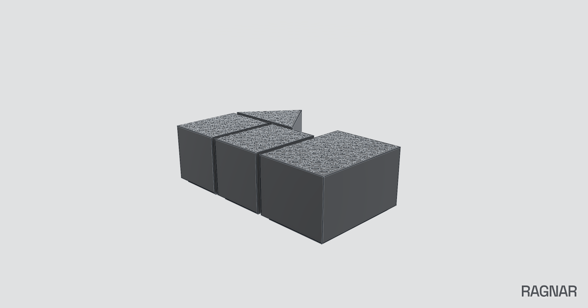 Patterned geometric modules