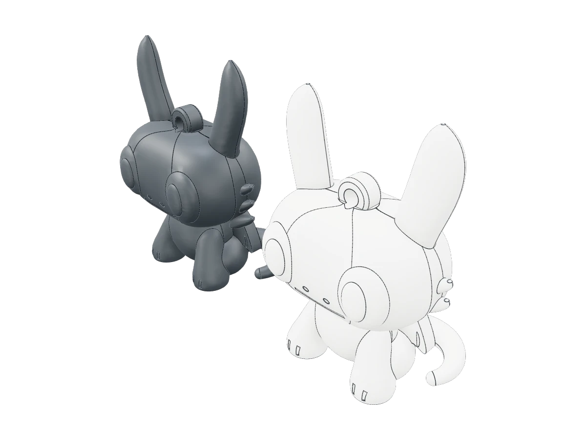 Stylized Dragon Keychains