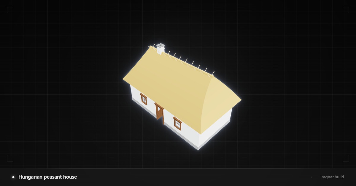 Hungarian peasant house