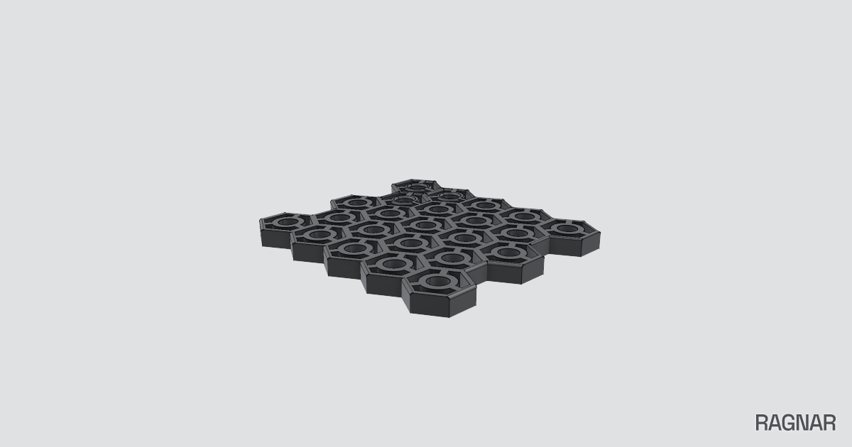 Hexagonal lattice panel