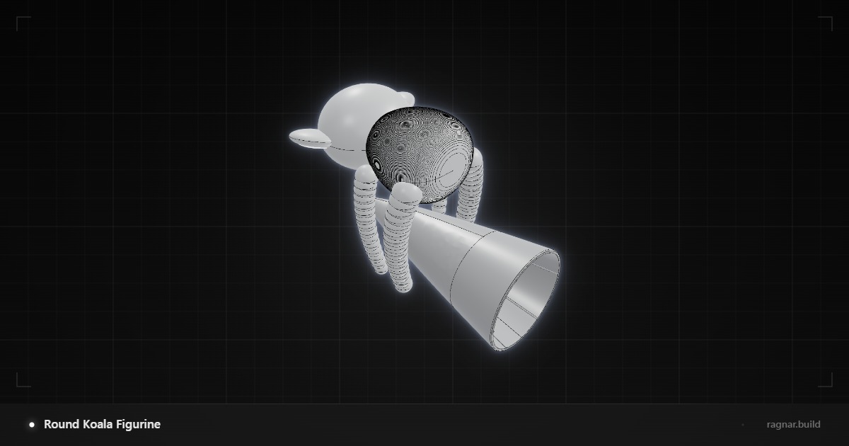 Stylized Koala Toy