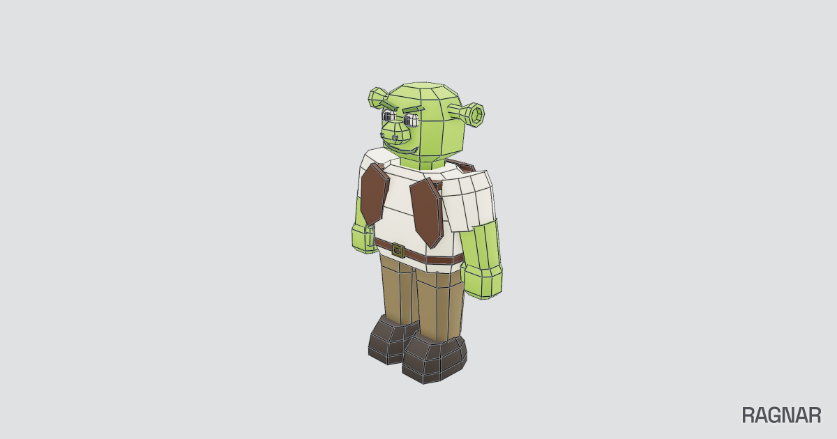 Lowpoly Shrek
