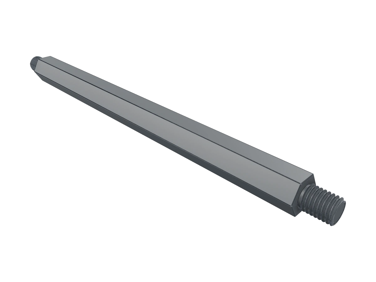 Threaded Hexagonal Shaft