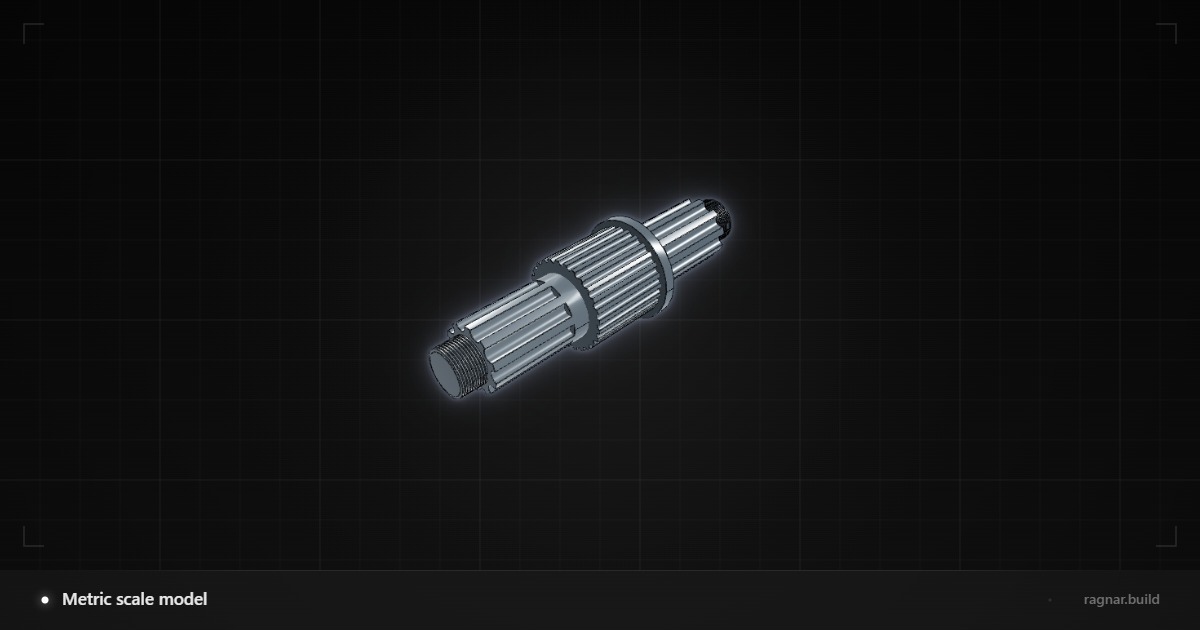 Industrial Splined Shaft