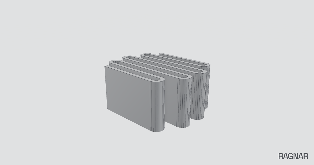 Serpentine Heat Sink