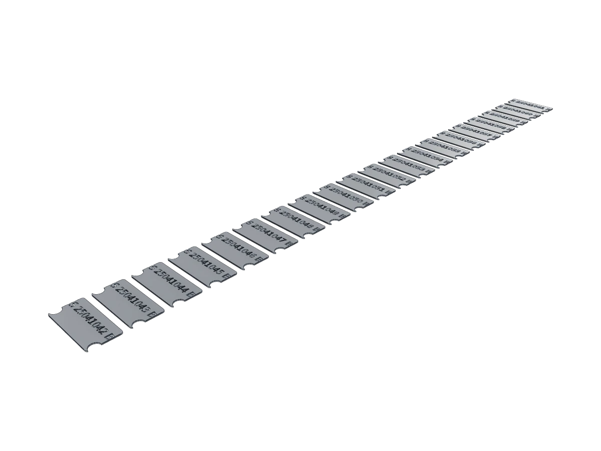 Vertical sheet layout