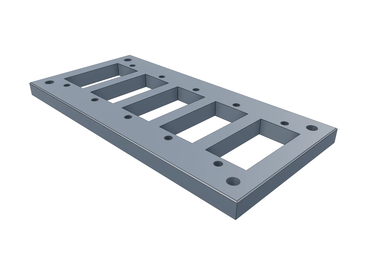 Robotic Servo Holder Plate