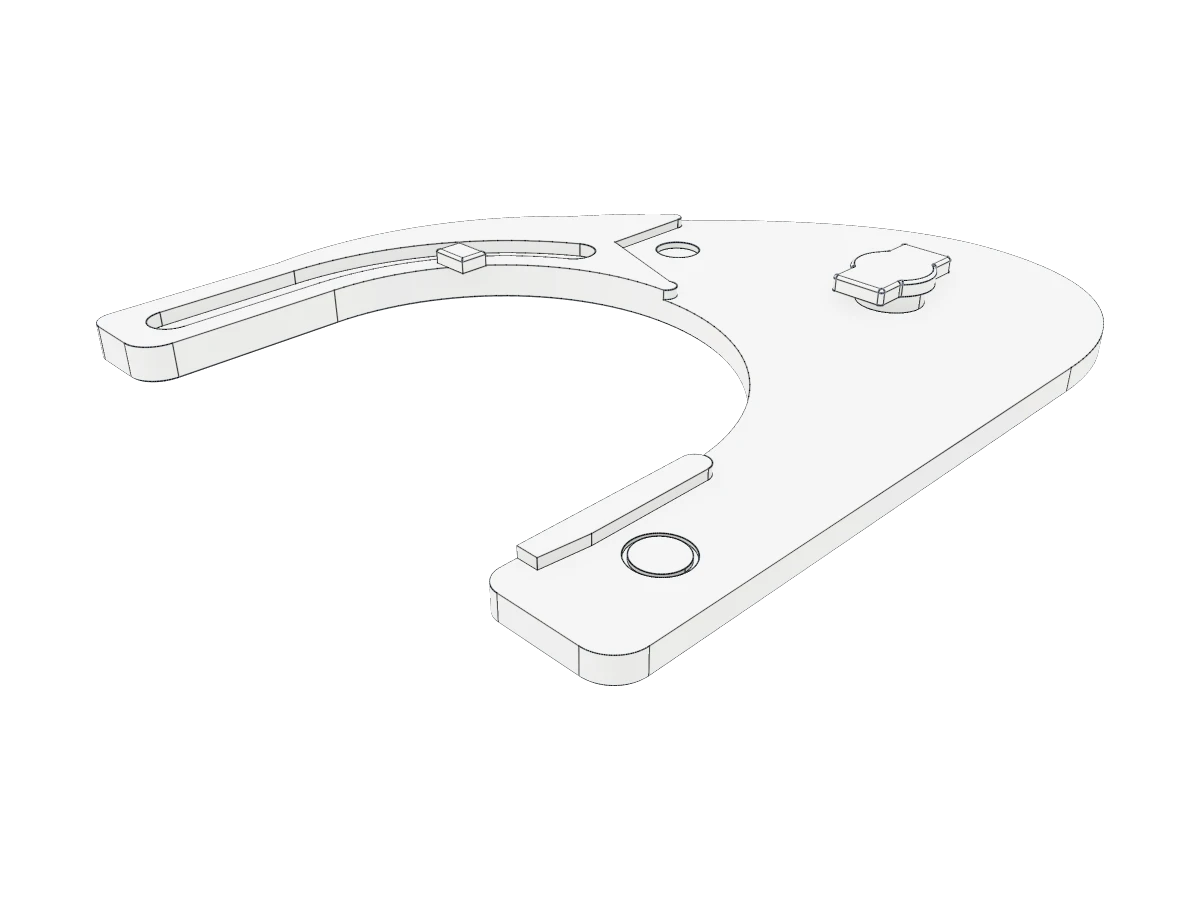 U-Shaped Mounting Plate