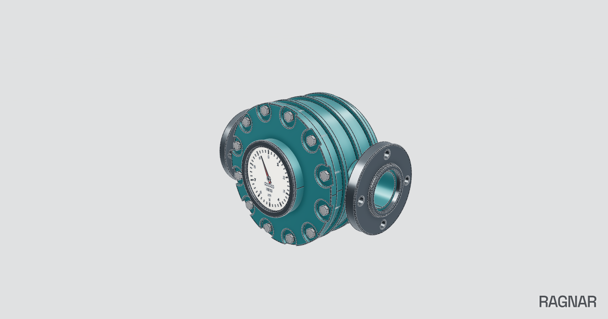 Piston flowmeter