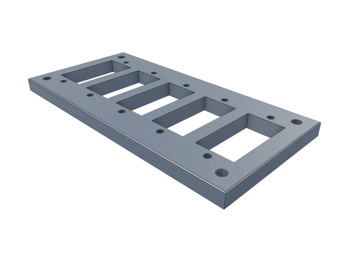 Robotic Servo Holder Plate