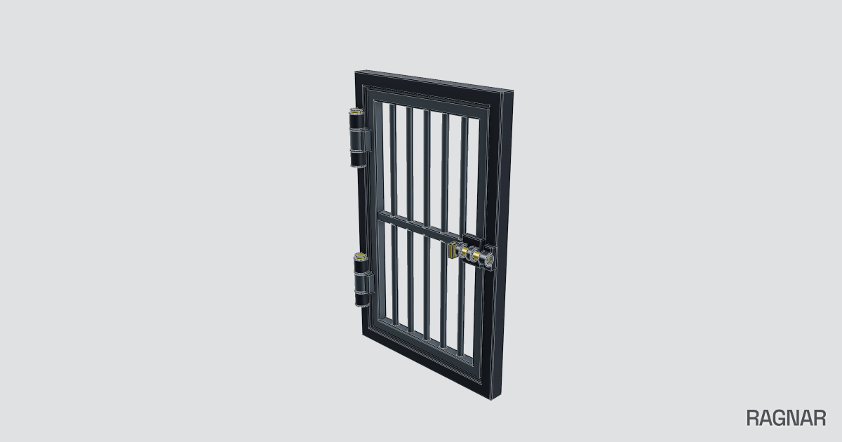 Prison cell door
