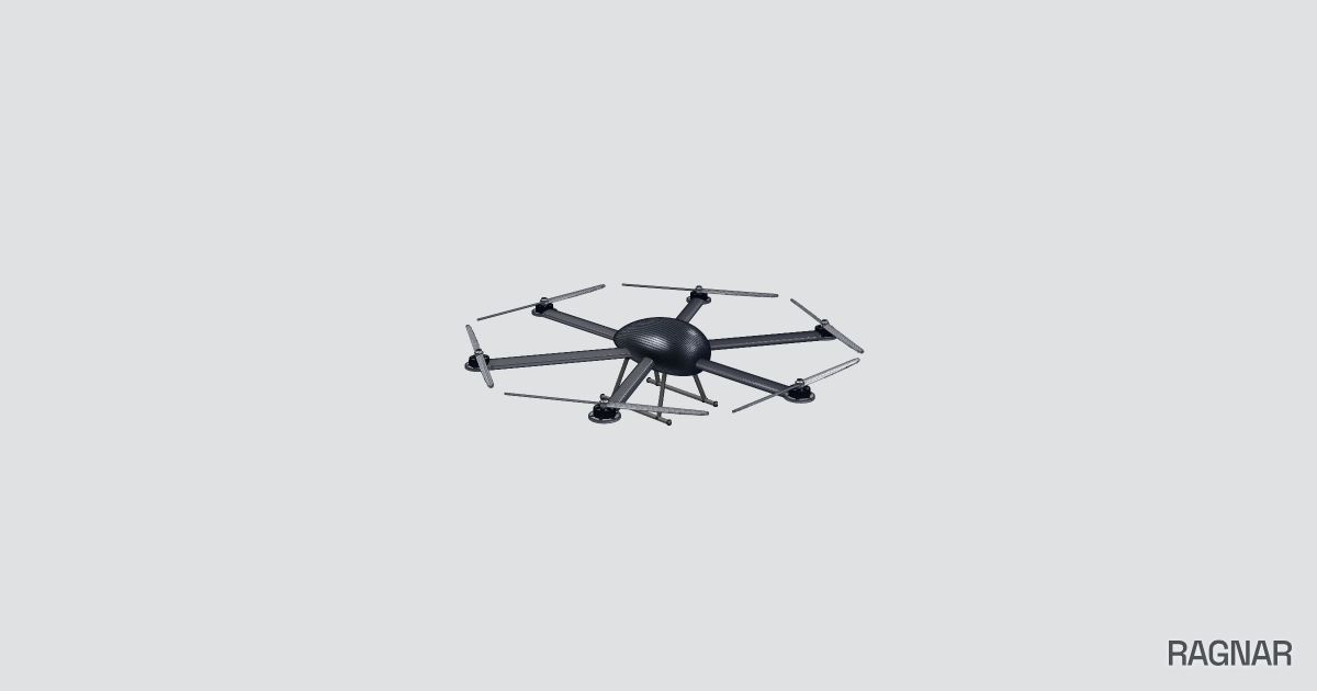 Heavy-lift industrial hexacopter