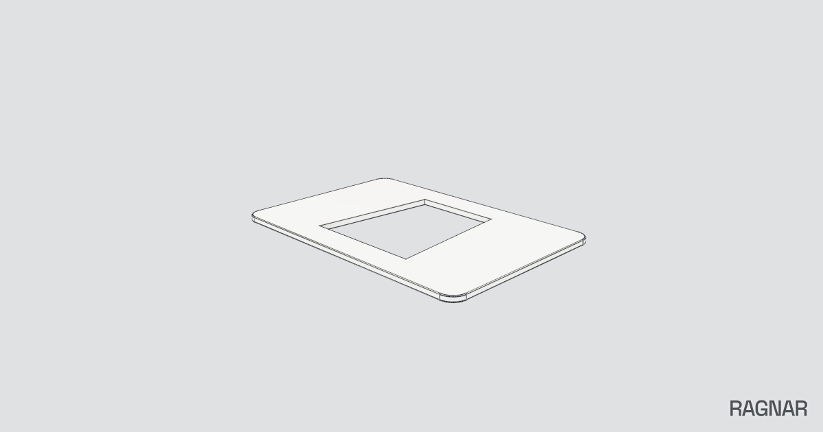 Small Rectangular Plate | Ragnar Gallery