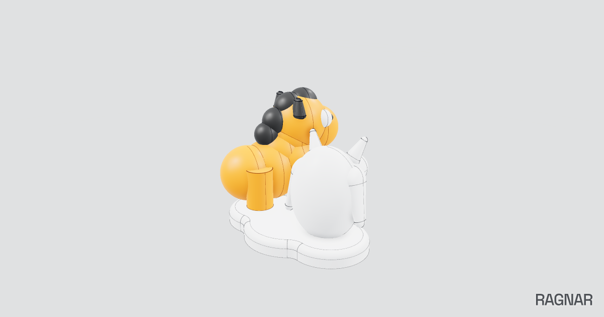 Doodle Animal Figurine