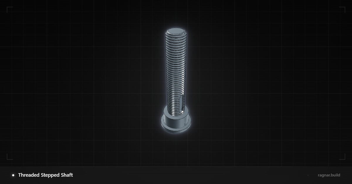 Threaded Stepped Shaft