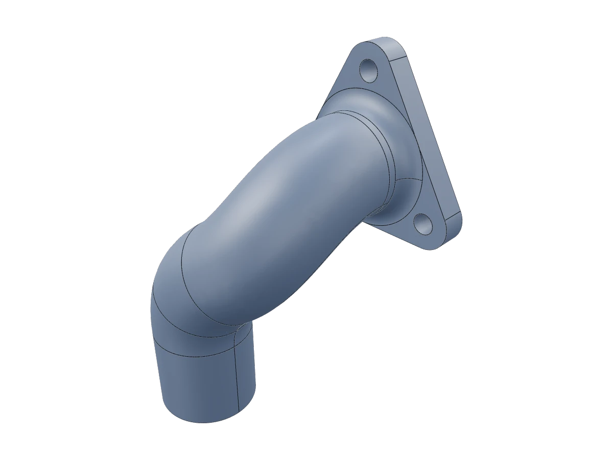 Offset Flanged Elbow Pipe